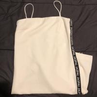 ราคา เดรสสายเดี่ยวทรงเอ สีขาวของ Jaspal (7358802693)