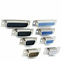 ราคา พร้อมส่งออกบิลได้ ชุดหัวประกอบ DB-9 DB9 ,DB15 ,DB25 Male Female Connector with socket D-Sub 9 pin PCB Connector (20671482963)