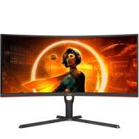 ราคา MONITOR (จอมอนิเตอร์) AOC CU34G3S/67 34" LED CURVED ,165Hz ,VA ประกัน 3 ปี (14166736596)