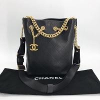 ราคา Chanel Drawstring Calf GHW (Like New! 90%) สีดำ Holo 23 (7817560573)