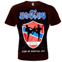 ราคา Unisex เสื้อยืดมวยไทย MUAY THAI T-SHIRT COTTON MEN SHIRTS BOXING MMA KICKBOXING (24773503303)