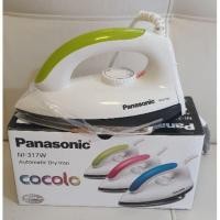 ราคา ใหม่! เตารีด Panasonic รุ่น NI-317W สีเขียวสวยมาก รีดเรียบ (5308202041)