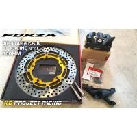 ราคา จานดิสเบรกหน้า จาน TT RACING 300MM ปั้มNissin ขาปั้ม น๊อตยึดปั้ม Honda Forza 300 , 350 (6833771006)