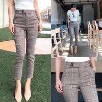 ราคา กางเกงขายาว9ส่วน ลายสก็อต (8554772340)