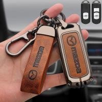 ราคา มาสด้าพวงกุญแจสมาร์ทรถกุญแจปกคลุมกรณีสำหรับ Mazda 2 3 5 6 MX-5 RX-8 CX7 ที่ 2 และ 3 ปุ่มล้อแม็ก (5008764581)