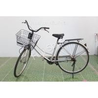 ราคา จักรยานแม่บ้านญี่ปุ่น - ล้อ 26 นิ้ว - ไม่มีเกียร์ - สีเงิน [จักรยานมือสอง] (23316636570)