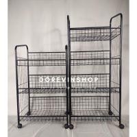 ราคา [ชั้นวางตะแกรงเหล็ก] ชั้นวาง ขายของ วางสินค้า จัดระเบียบร้านค้า เชลฟ์มินิมาร์ท สินค้าพร้อมส่งจากไทย (17856774326)