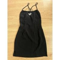ราคา ส่งต่อ : เดรสสายเดี่ยว เดรสเว้าหลัง สีดำ H&M (EUR44) (18896558202)