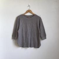 ราคา ติดจอง เสื้อยืดผ้าวาฟเฟิล แขนสามส่วน แบรนด์ Uniqlo (15611947384)