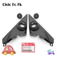 ราคา ลำโพง Tweeter+หูช้าง ซ้าย+ขวา สีดำ 4ชิ้น แท้ Honda Civic FK FC Sedan Hatchback ปี2017 - 2019 (3059791484)