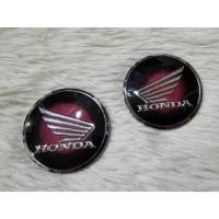 ราคา *ส่งเร็ว* โลโก้กลม HONDA สีดำ ขนาด 62 M M ขอบโครเมี่ยม สวยๆๆจำนวน 1 คู่*** (19889180076)