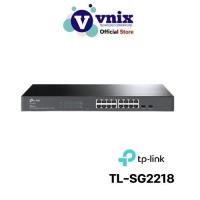 ราคา TL-SG2218 TP-Link JetStream™ 16-Port Gigabit Smart Switch with 2 Gigabit SFP Slots By Vnix Group (16795087078)