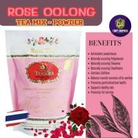 ราคา ชากุหลาบ ดอกกุหลาบ ตรามือ ผสมชาอู่หลง ชนิดผง Chatramue rose oolong tea mix petals 150g (24660943908)