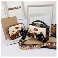 ราคา SAMMAOน้องแมวซำมาโอ กระเป๋าแบรนด์แท้ 100% ใหม่ล่าสุด สาวกน้องแมวห้ามพลาด สวยน่ารักทุกใบ (12209098342)
