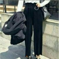 ราคา กางเกงอัดพลีทกำมะหยี่มือสอง (185357953)