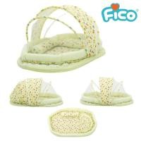 ราคา Fico ที่นอนเด็กปิกนิก พร้อมมุ้งกันยุง สีเขียว (7956203800)