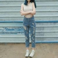 ราคา กางเกงบอลลูน สีสนิม (9001791)