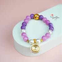 ราคา [พร้อมส่ง] Gamglom กำไลหินมงคลจี้กังหันแชกงหมิว เสริมดวงการเงิน งาน ความรัก โชคลาภ สุขภาพ เดินทาง หินโทนสีม่วง 8 มิล (11451090805)