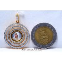 ราคา จี้แม่พระล้อมเพรชแท้ทรงกังหันทองคำแท้ (23570493379)