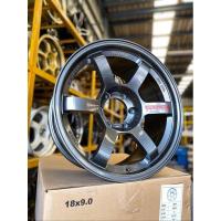 ราคา ล้อแม็กใหม่ TE37 SUV หยอดแดงก้านยก งาน Kays สีบรอนช์เทาเงา ขอบ18 -( 18 x 6 รู ) หน้ากว้าง 9 x 9 - OFF0 - (9613223797)