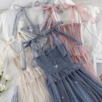 ราคา ชุดเดรสผูกโบว์ สไตล์เกาหลี Fairy glitter (2345312748)