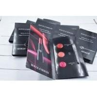 ราคา (ของแท้/พร้อมส่ง) Tester Giorgio Armani Rouge d'ARMANI lasting satin Lipcolor 400/510/513 Sample Card (7611473805)