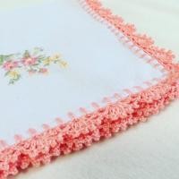 ราคา ผ้าเช็ดหน้าถักริมสวยๆ (12521663)