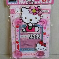 ราคา อุปกรณ์แต่งรถ แผ่นติดป้าย พรบ. คิตตี้ Kitty แบบมีจุ๊บติดกระจก (1982131546)