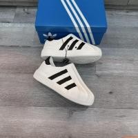 ราคา Adidas adifom superstar Core Black White รองเท้าผ้าใบลาย 3 ลายสีดำและสีขาวเต็ม pk free shipping แ (24305329437)