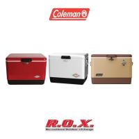 ราคา COLEMAN 54 QT/ 51 L STAINLESS STEEL BELTED COOLER ถังน้ำแข็ง ถังเก็บความเย็น (13120824841)