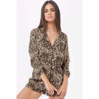 ราคา ชุดเซ็ตลายเสือ Forever21 แบรนด์แท้ เสื้อ+กางเกงขาสั้น จะใส่นอนหรือใส่ชิลๆก็ได้ค่ะ สวยมากๆ กางเกงมีกระเป๋าข้างด้วยจ้ะ (19020111411)