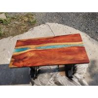 ราคา โต๊ะไม้ประดู่+เรซิ่น (14279335128)