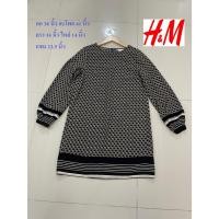 ราคา H&M#เฮชแอนด์ ชุดเดรส อก 38 นิ้ว สะโพก 41 นิ้ว ยาว 34 นิ้ว ไหล่ 14 นิ้ว แขน 23.5 นิ้ว สภาพดี ไม่มีตำหนิจ้า (26407628245)
