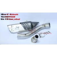 ราคา ท่อแต่งCB/CBR650ชุดสลิปออนพร้อมปลาย Akrapovic ปลายดาบ R1 แปลงสวม 2.5 นิ้ว งาน ตรงรุ่น CBR650R CB650R (11605711950)