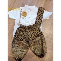 ราคา ชุดไทยเด็กมือสองพร้อมเครื่องประดับ (20640701938)