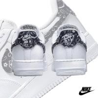 ราคา ♞,♘,♙แท้% NIKE AIR FORCE 1 LOW 07 ESSENTIAL "BLACK PAISLEY" RETRO รองเท้าสเก็ตบอร์ดสำหรับผู้ช (25377487715)