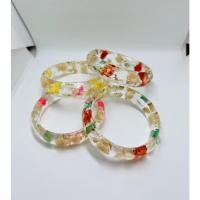 ราคา กำไลเรซิ่นดอกไม้แห้ง (11288825877)