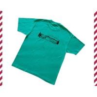 ราคา เสื้อยืด T shirt วินเทจ สีฟ้าเขียว ตะเข็บเดี่ยว ป้าย Hanes size XLARGE (5041416267)