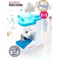 ราคา จักรเย็บผ้าขนาดพกพาแบบ 2in1 (429892006)