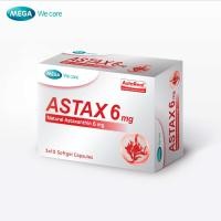 ราคา MEGA We care เมก้าวีแคร์ ASTAX 6 mg (3x10 softgel Capsules) แอสแทกซ์ ผลิตภัณฑ์เสริมอาหาร 30 เม็ด (24872429471)