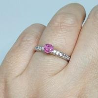 ราคา แหวนพลอยชมพู พิงค์ แซฟไฟร์ พลอยแท้ค่ะ (25004606999)