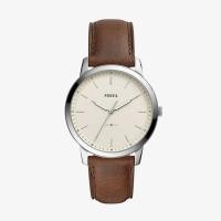 ราคา Fossil นาฬิกาข้อมือผู้ชาย The Minimalist Cream Dial Brown รุ่น FS5439 (4935975746)