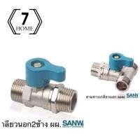 ราคา [7 HOME]มินิบอลวาล์ว มินิบอลวาล์ว 2 ทาง มินิบอลวาล์ว 3 ทาง มินิบอลวาล์วทําจาก SUS 304 แท้ (10101401486)