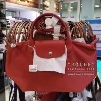 ราคา (แท้ 100%) สีใหม่ล่าสุด 2018!! LONGCHAMP NEO Size S สี ROUGE มาพร้อมสายสะพาย (907824438)