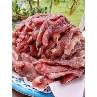 ราคา สันคอหมูแดดเดียวรสแซ่บเนื้อหมูแซมมันไม่แข็งรสแท้แซ่บอิสานแพ็ค200กรัม120บาท500กรัม290บาท1,000กรัม520บาท (10604215825)