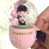ราคา โดมสตาบั้กส์ เล็ก มีเกล็ดหิมะชมพู เมื่อเขย่า วางติดโต๊ะทำงาน เก๋ๆชิคๆ (2101710763)