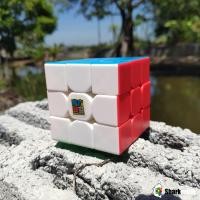 ราคา รูบิค 3x3 รูบิค ของแท้ อย่างดี rubik 3x3 rubiks race Moyu MoFang MF3RS Stickerless Bright 3x3x3 Magic Cube SharkRubik (9260681574)