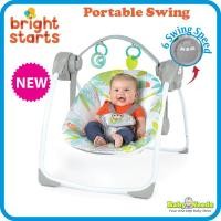 ราคา Bright Starts Rainforest Viber Baby ชิงช้าแบบพกพา (19180140855)