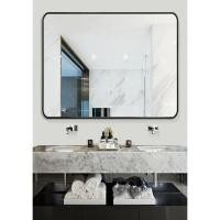 ราคา กระจกเงาทรงเหลี่ยม กระจกเงามีกรอบทรงเหลี่ยม ขนาด 60x80 ซม. (9086559014)