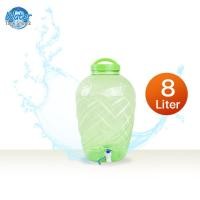 ราคา Watertankshop ถังน้ำ ถังน้ำดื่ม PET มีก๊อกพร้อมหูหิ้ว ขนาด 8 ลิตร ลาย 5 X (5351255208)